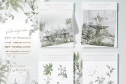 Vintage Luxury Floral Paper Pack