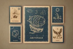 Vintage Map: Procreate Brushes