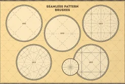 Vintage Map: Procreate Brushes