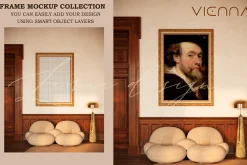 Vintage Mockup Frame for art
