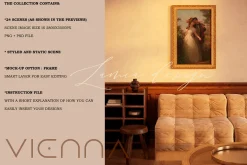 Vintage Mockup Frame for art