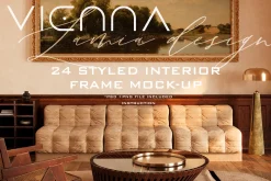 Vintage Mockup Frame for art