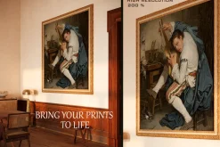 Vintage Mockup Frame for art
