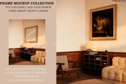 Vintage Mockup Frame for art