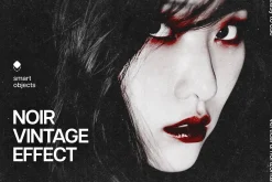 Vintage Noir Photo Effect
