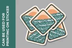 Vintage Outdoor Badge Adventure