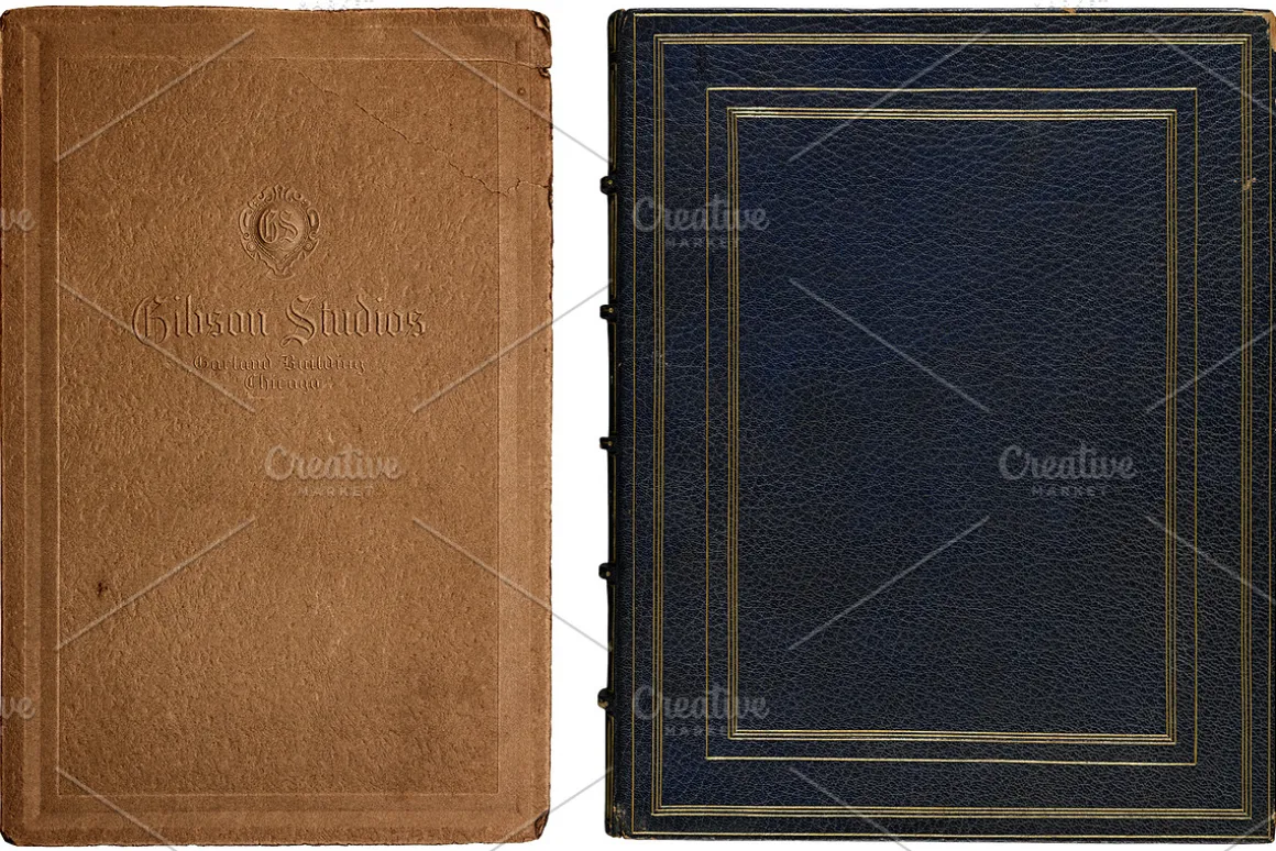 Vintage Photo Album Cover Textures