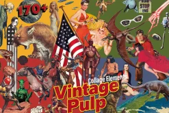 170+ Vintage Pulp Collage Elements
