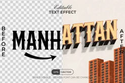 Vintage Text Effect Style