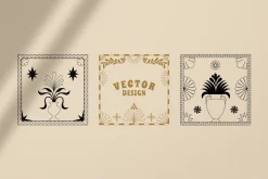 Vintage vector logos