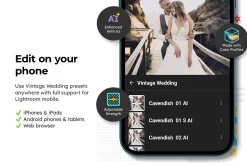 20 Vintage Wedding Lightroom Presets