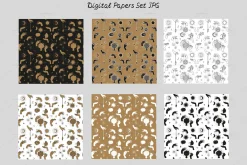Vintage Witch Hands Seamless Pattern