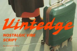 Vintedge Nostalgic Vibe Script Font