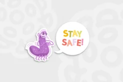 Viruses Cartoon Illustrations Set