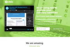Visio Pagewiz Landing Page + PSD