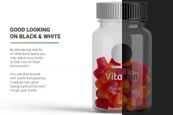 Vitamins Bottle Mockup