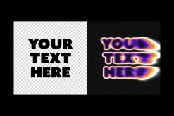 Vivid Melting Text Effect