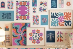 1070+ Vivid Posters Patterns Bundle