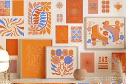 1070+ Vivid Posters Patterns Bundle