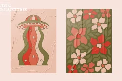 1070+ Vivid Posters Patterns Bundle