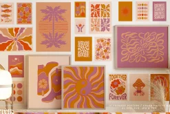 1070+ Vivid Posters Patterns Bundle