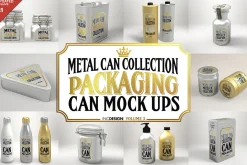 Vol3. Metal Can Mockup Collection