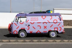 Volkswagen Camper Mockup