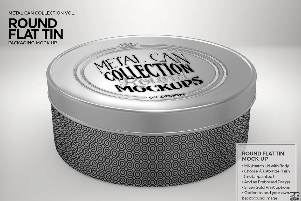 Vol1. Metal Can Mockup Collection