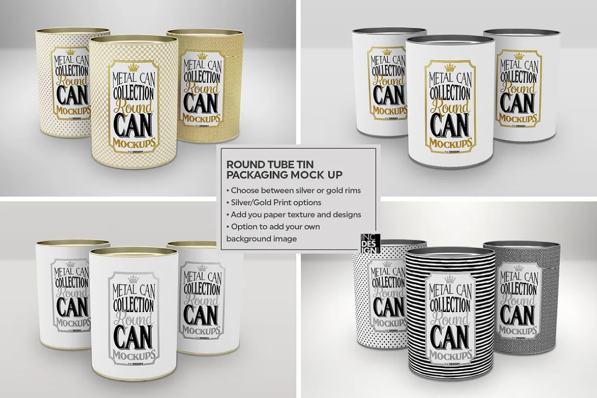 Vol1. Metal Can Mockup Collection