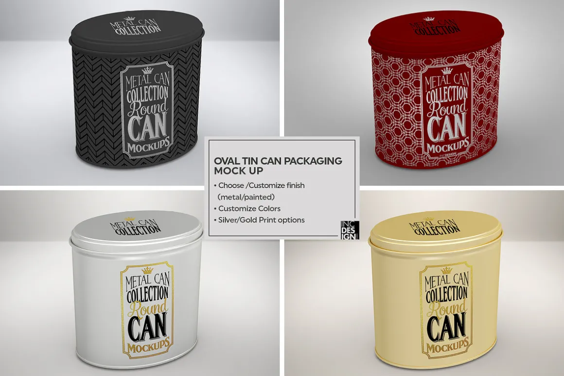 Vol1. Metal Can Mockup Collection