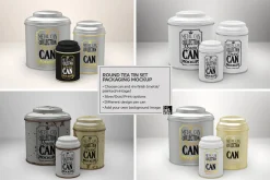 Vol1. Metal Can Mockup Collection