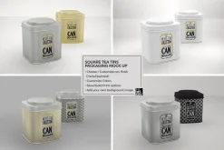 Vol1. Metal Can Mockup Collection