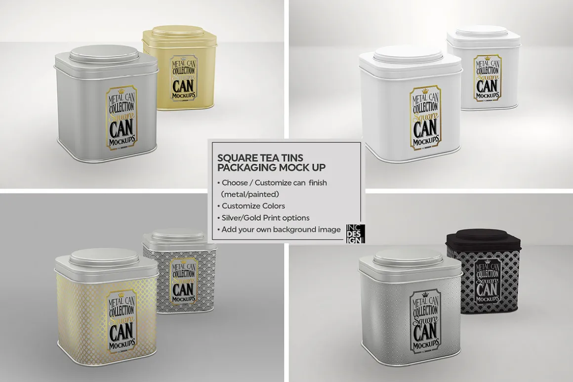 Vol1. Metal Can Mockup Collection