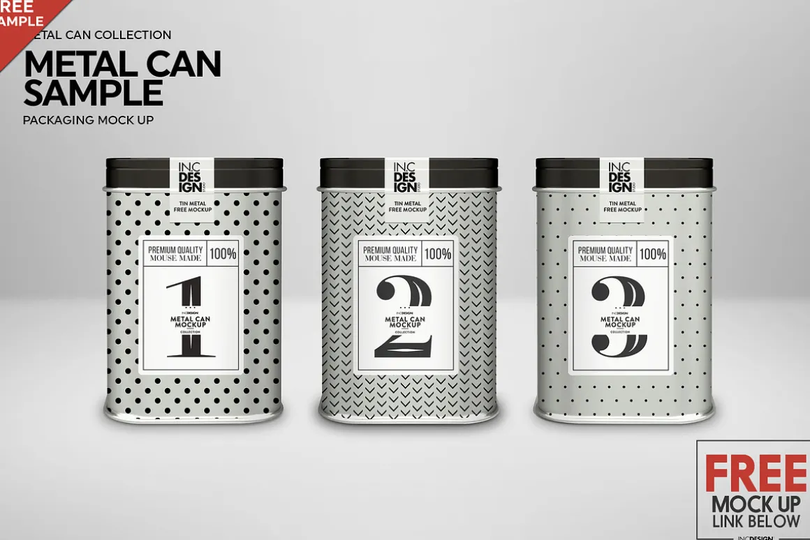 Vol1. Metal Can Mockup Collection