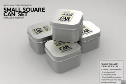 Vol1. Metal Can Mockup Collection