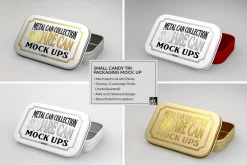 Vol1. Metal Can Mockup Collection
