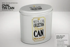 Vol1. Metal Can Mockup Collection