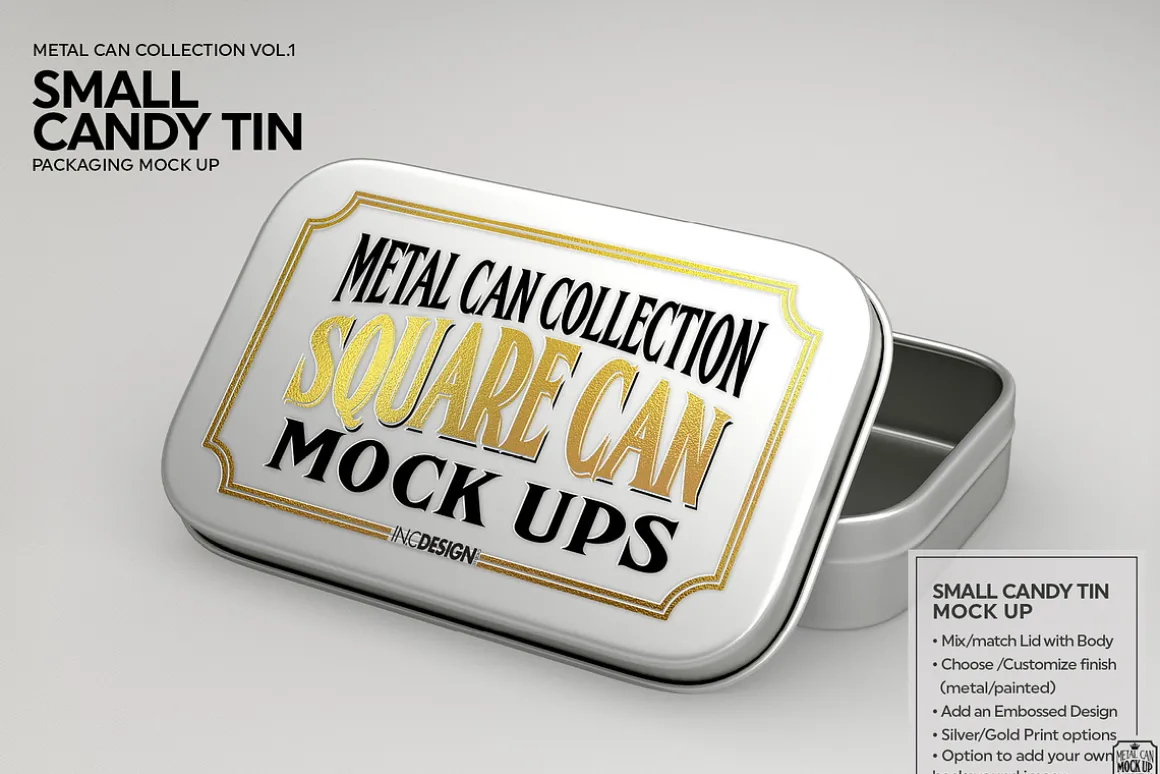 Vol1. Metal Can Mockup Collection