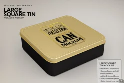 Vol1. Metal Can Mockup Collection