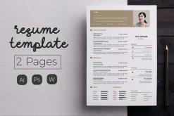 Vol.47 Resume & CV Template