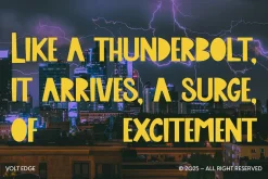 Volt Edge - Bold Display Typeface