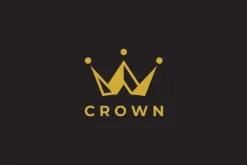 W Crown Logo Template