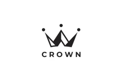 W Crown Logo Template