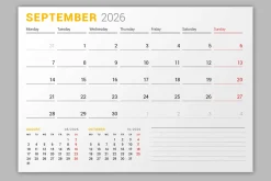 Wall Calendar 2026 (WC027-26-M)