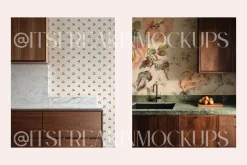 25 Wallpaper Mockup Bundle