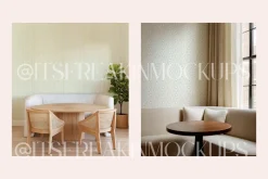 25 Wallpaper Mockup Bundle