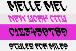 Warlock - Graffiti font