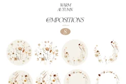 Warm AUTUMN - wildflower collection