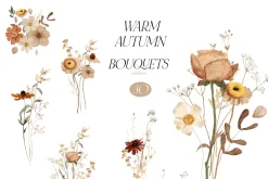 Warm AUTUMN - wildflower collection