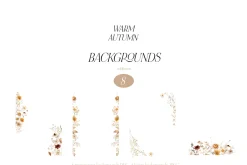 Warm AUTUMN - wildflower collection